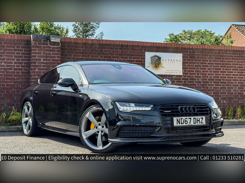 Audi A7 3.0 Tdi V6 Black Edition Sportback S Tronic Quattr Black
