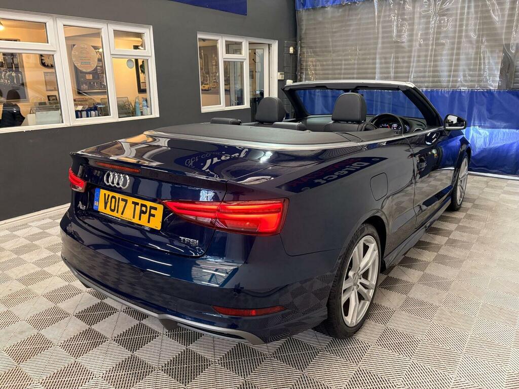 Audi A3 Cabriolet Convertible 1.4 Tfsi Cod S Line S Tronic Euro 6 S Blue #3