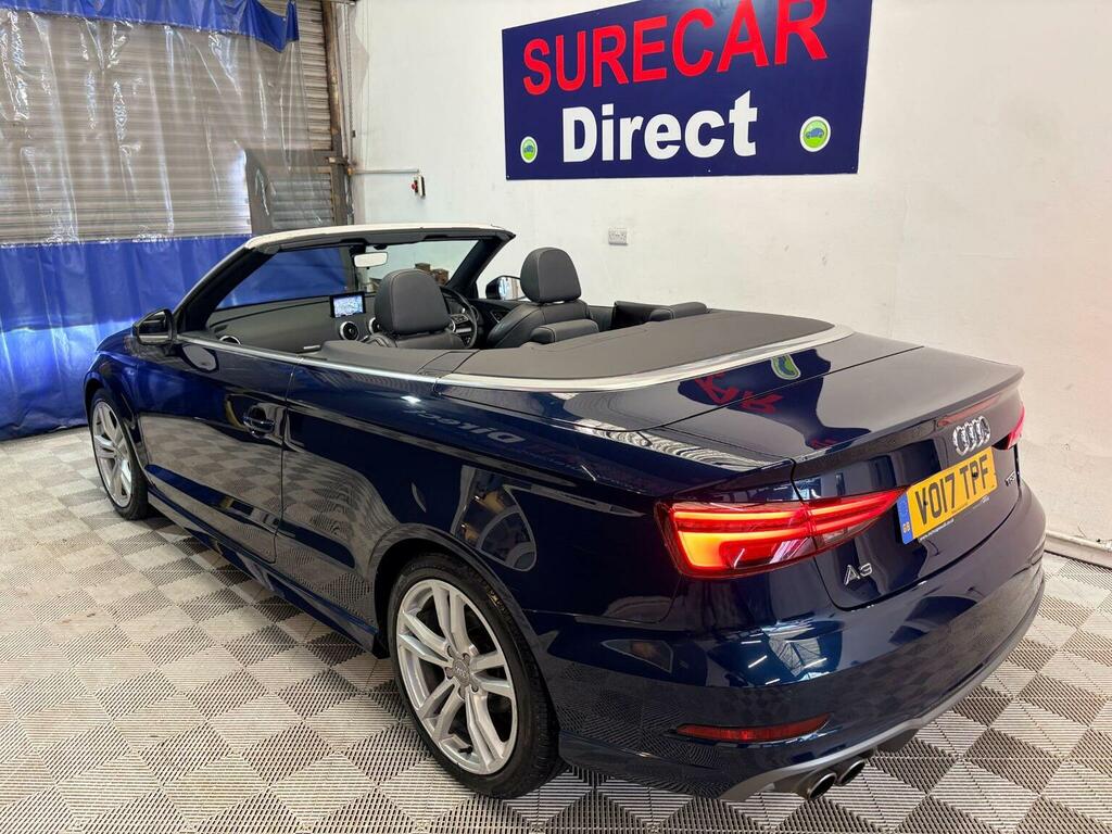 Audi A3 Cabriolet Convertible 1.4 Tfsi Cod S Line S Tronic Euro 6 S Blue #2