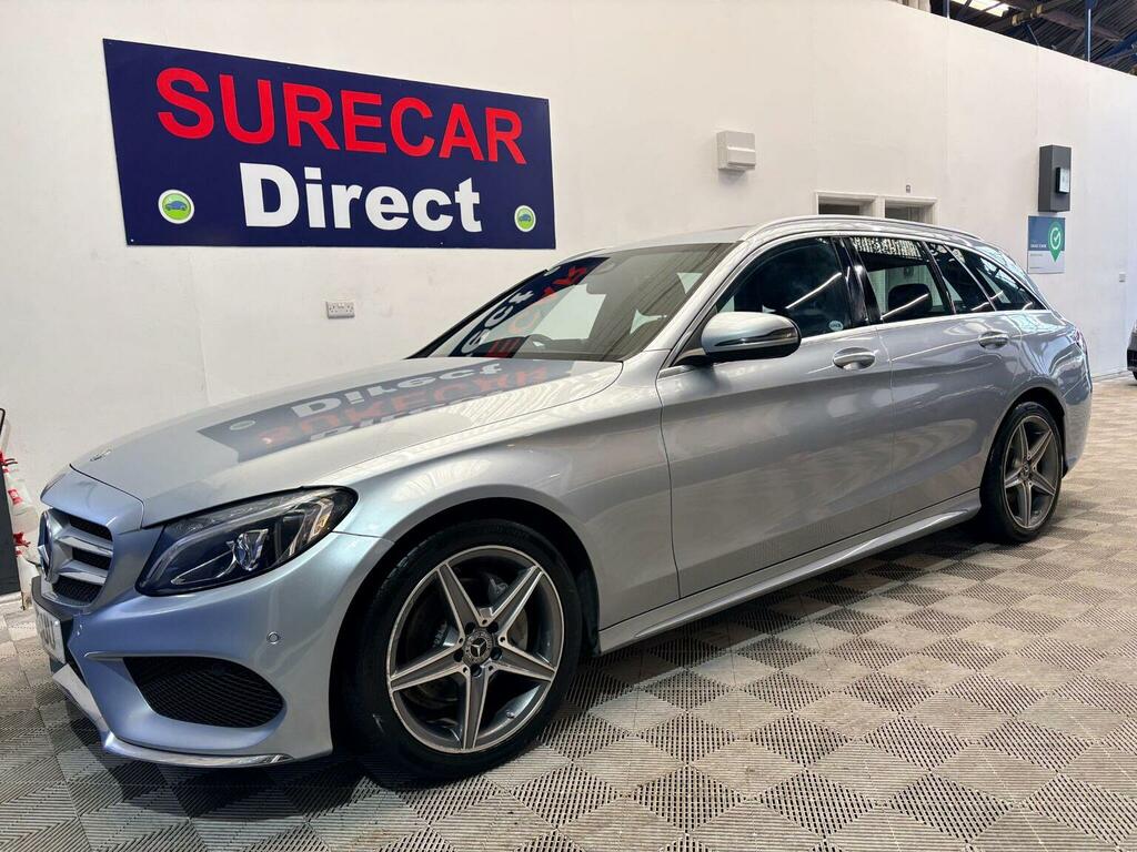 Mercedes-Benz C Class Estate 2.1 C220d Amg Line G-tronic Euro 6 Ss 5 Silver