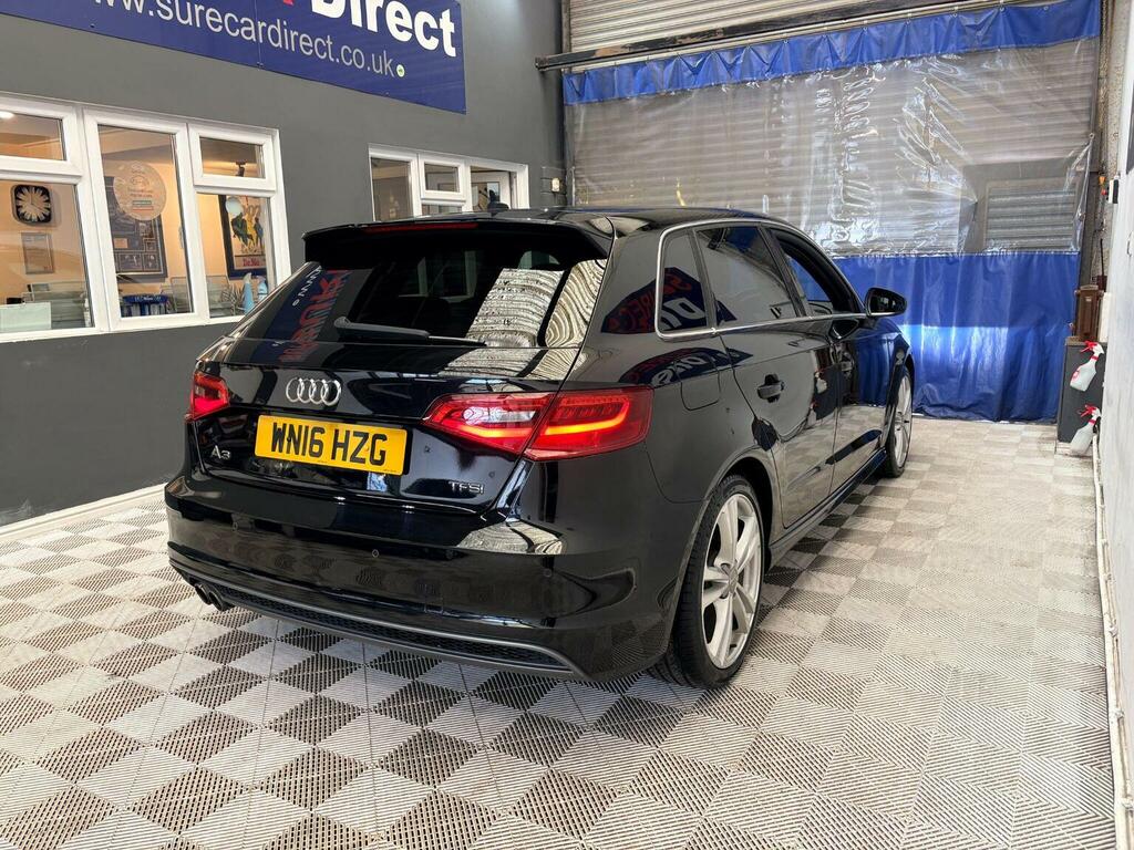 Audi A3 Hatchback 1.4 Tfsi Cod S Line Sportback Euro 6 S Black #3