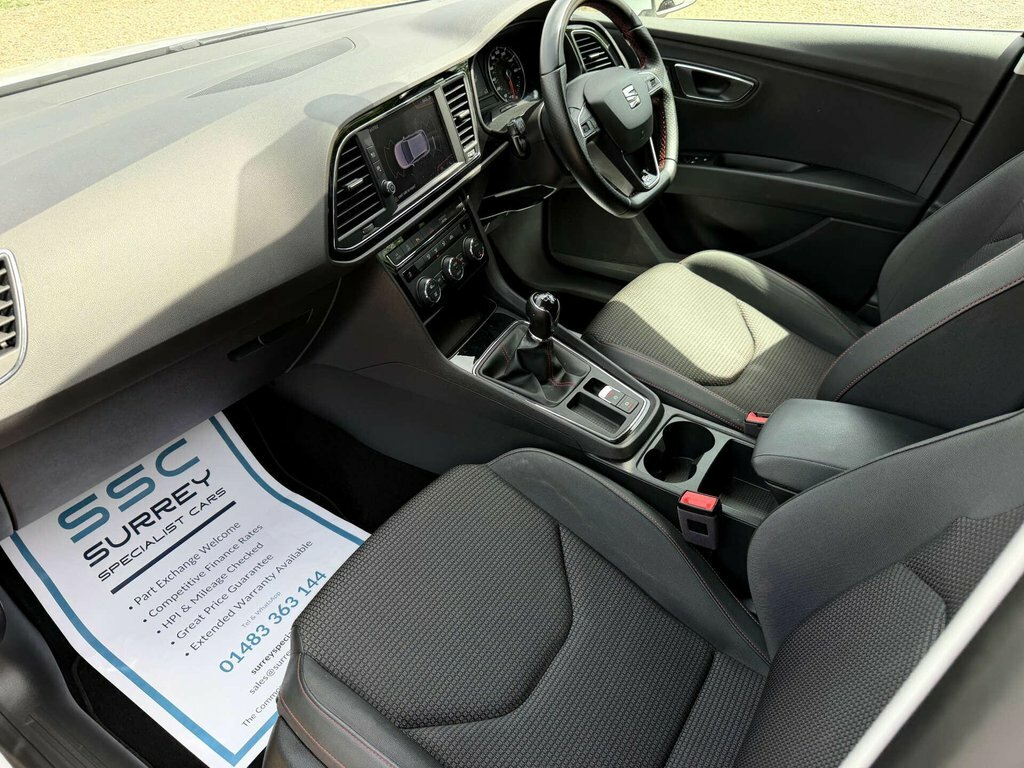 Seat Leon 1.5L Fr CV69HBD White #6