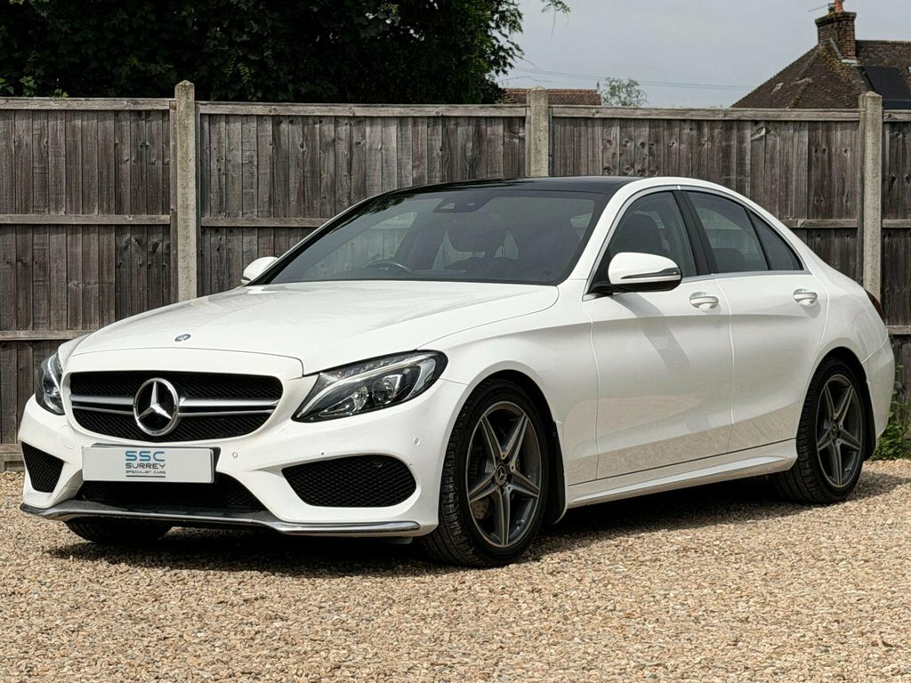 Mercedes-Benz C Class 2L Amg Line WJ65UAX White #2