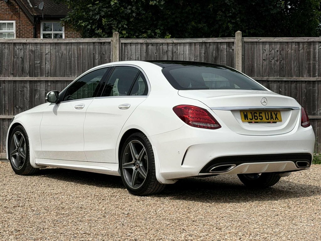 Mercedes-Benz C Class 2L Amg Line WJ65UAX White #4