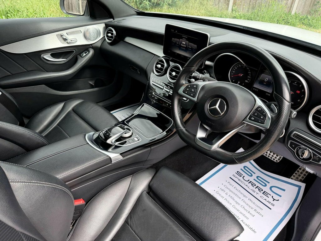 Mercedes-Benz C Class 2L Amg Line WJ65UAX White #5