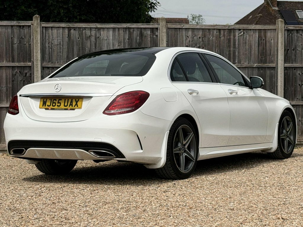 Mercedes-Benz C Class 2L Amg Line WJ65UAX White #3
