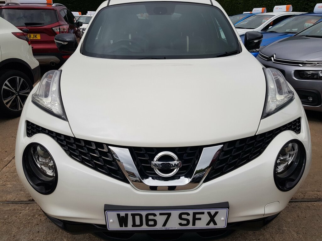 Nissan Juke 1.2 Tekna - Pan Roof, Sat Nav Only 29,0 WD67SFX White #4