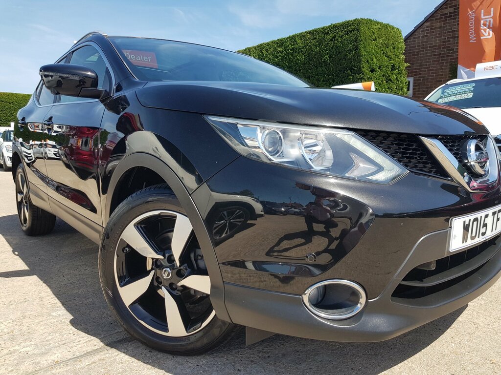 Nissan Qashqai 1.2 Dig-t N-tec - Pan Roof Sat-nav WO15TFY Black #3