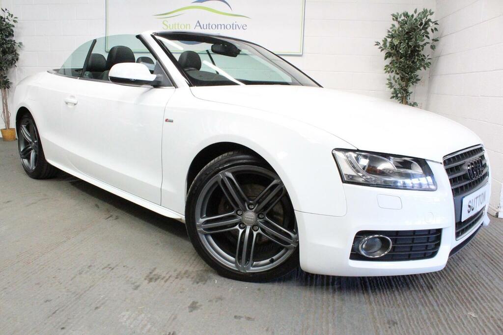 Audi A5 Convertible 2.0 Tdi S Line Euro 5 Ss 2011 White