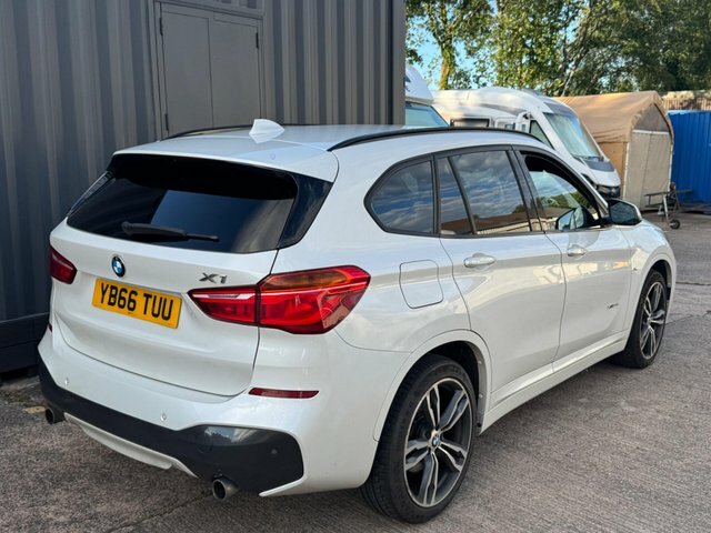 BMW X1 20D M Sport YB66TUU White #2