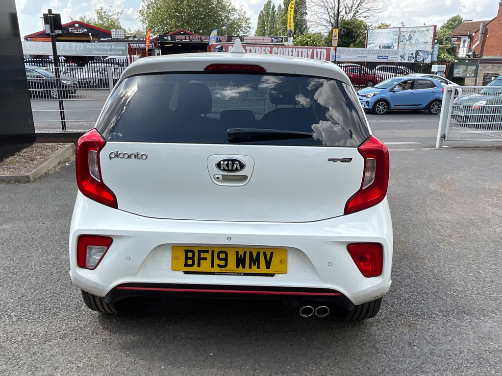 Kia Picanto 1.0 T Gdi Gt Line S Hatchback BF19WMV White #5