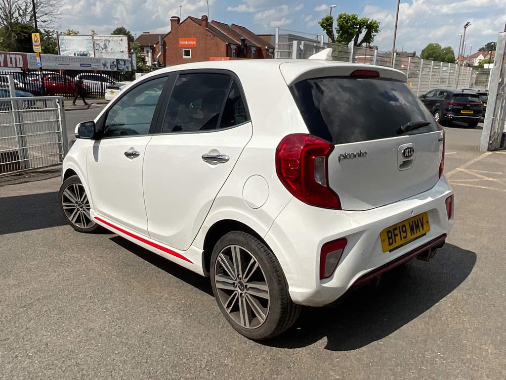 Kia Picanto 1.0 T Gdi Gt Line S Hatchback BF19WMV White #3