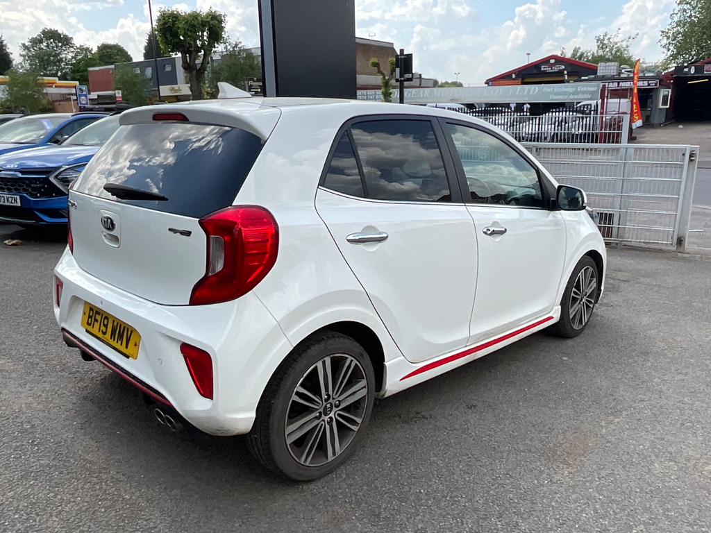 Kia Picanto 1.0 T Gdi Gt Line S Hatchback BF19WMV White #4