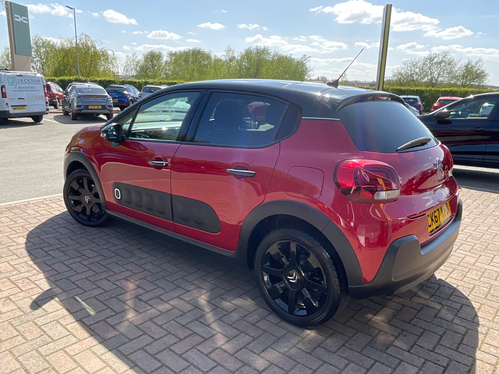 Citroen C3 1.2 Puretech Flair Hatchback CK67YPD Red #5