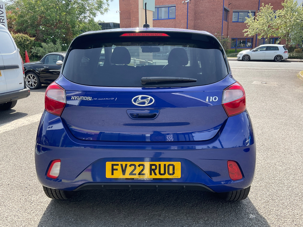 Hyundai I10 1.2 Premium Hatchback FV22RUO Blue #5