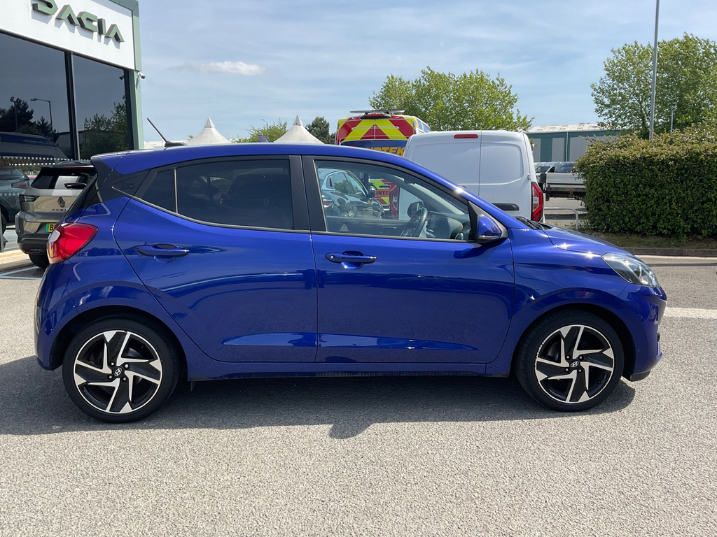 Hyundai I10 1.2 Premium Hatchback FV22RUO Blue #3