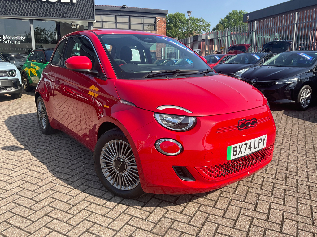 Fiat 500E 24Kwh Red Hatchback 