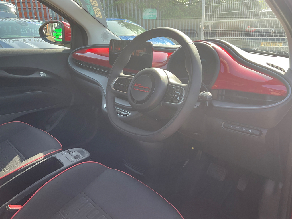 Fiat 500E 24Kwh Red Hatchback  #3