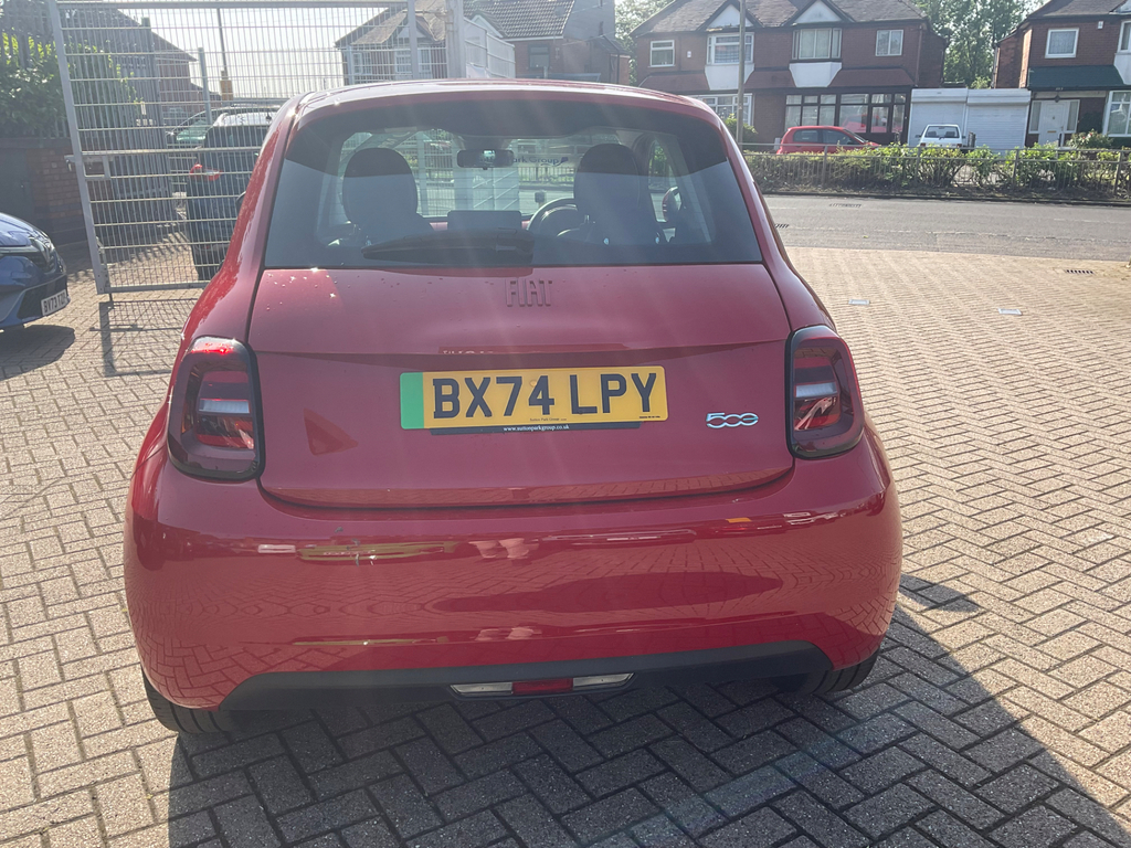 Fiat 500E 24Kwh Red Hatchback  #6