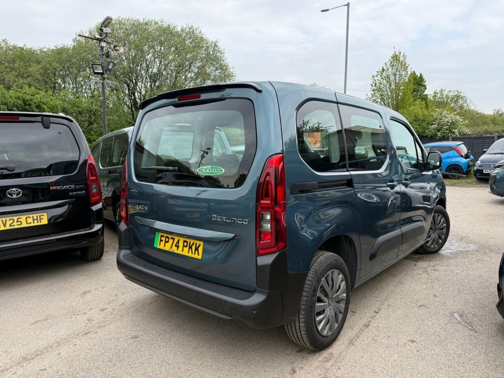 Citroen e-Berlingo Mpv FP74PKK Blue #3