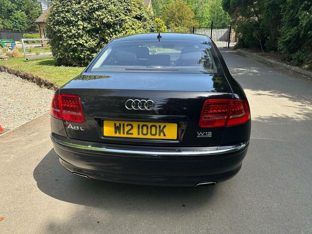 Audi A8 6.0 W12 Quattro Black #5