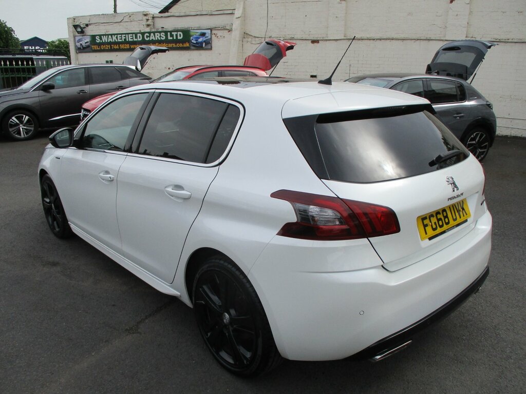 Peugeot 308 1.5 Bluehdi Gt Line Hatchback Eu FG68UVK White #5