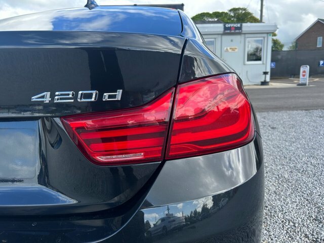 BMW 4 Series Gran Coupe 2.0 420D Sport Hatchback YD68BKE Black #5