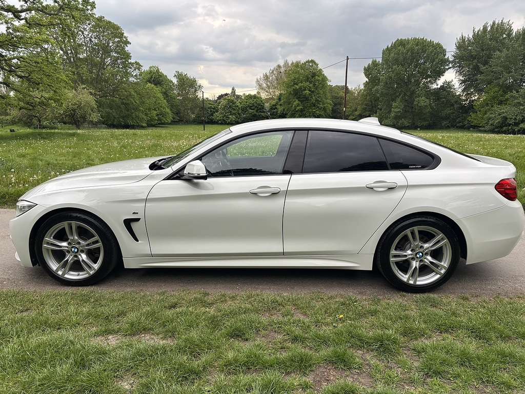 BMW 4 Series Gran Coupe 420I M Sport Gran Coupe U556565 White #4