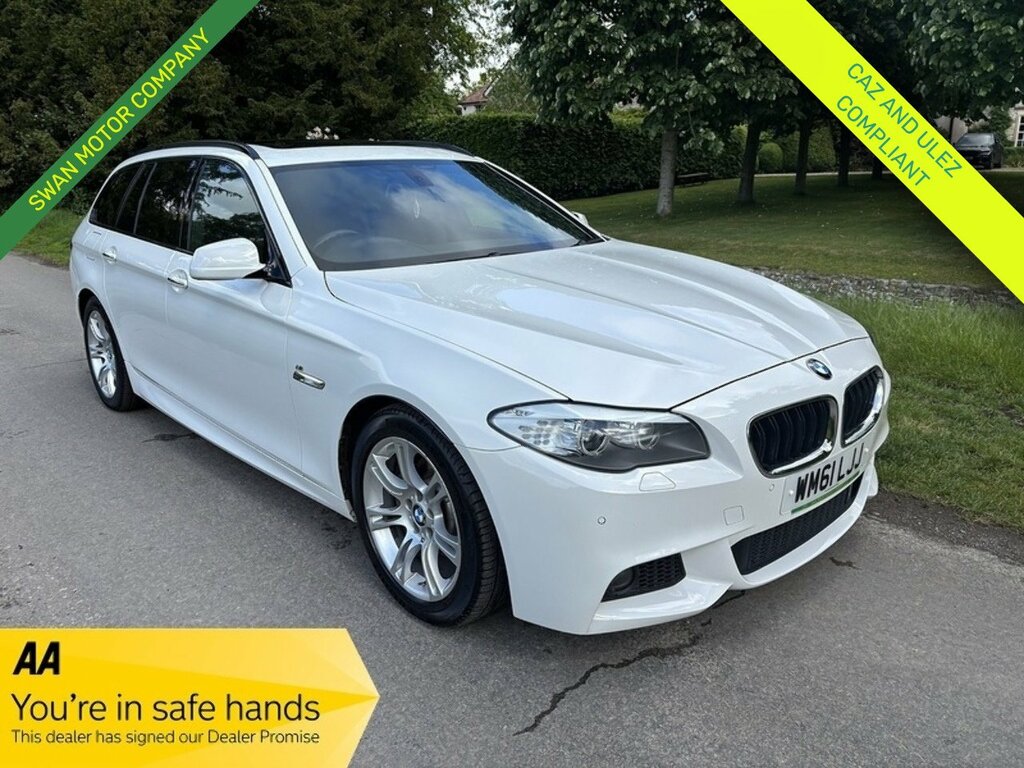 BMW 5 Series 520I M Sport Touring U101091 White
