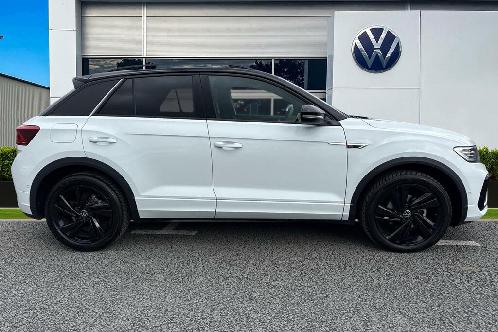 Volkswagen T-Roc 1.5 Tsi Black Edition Dsg Keyless, Rear View CY75DDU White #3