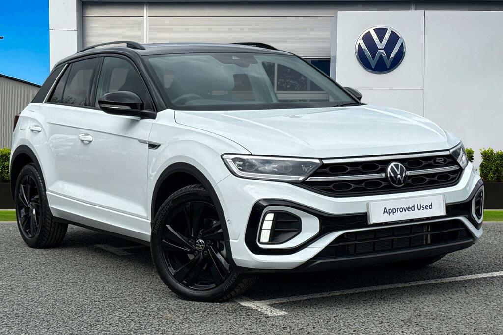 Volkswagen T-Roc 1.5 Tsi Black Edition Dsg Keyless, Rear View White