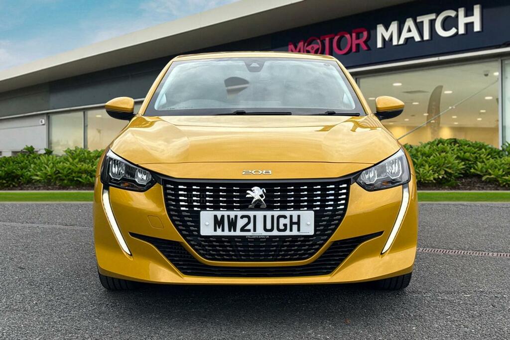 Peugeot 208 1.2 Puretech Allure Premium Euro 6 Ss MW21UGH Yellow #5