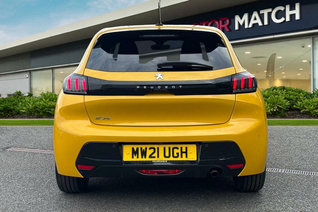 Peugeot 208 1.2 Puretech Allure Premium Euro 6 Ss MW21UGH Yellow #4