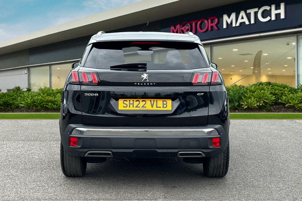 Peugeot 3008 1.2 Puretech Gt Eat Euro 6 Ss SH22VLB Black #4