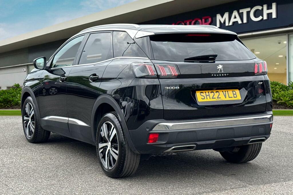 Peugeot 3008 1.2 Puretech Gt Eat Euro 6 Ss SH22VLB Black #2