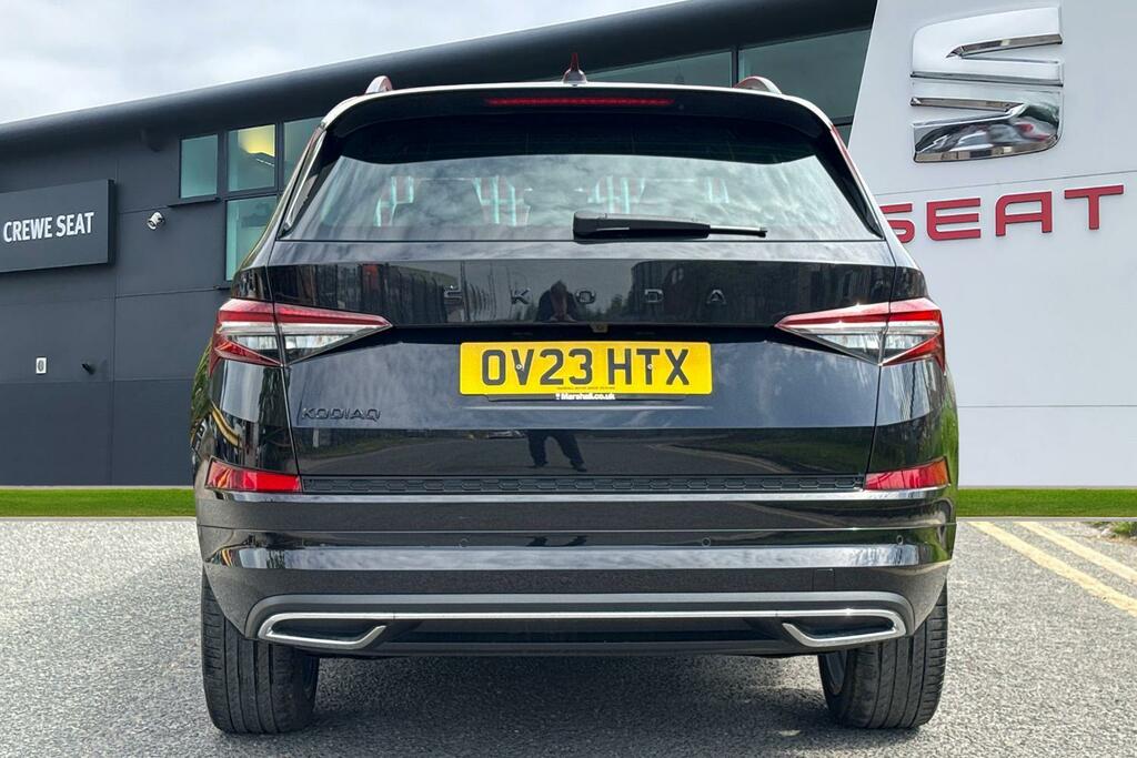 Skoda Kodiaq 1.5 Tsi Act Sportline Dsg Euro 6 Ss 7 Seat OV23HTX Black #4