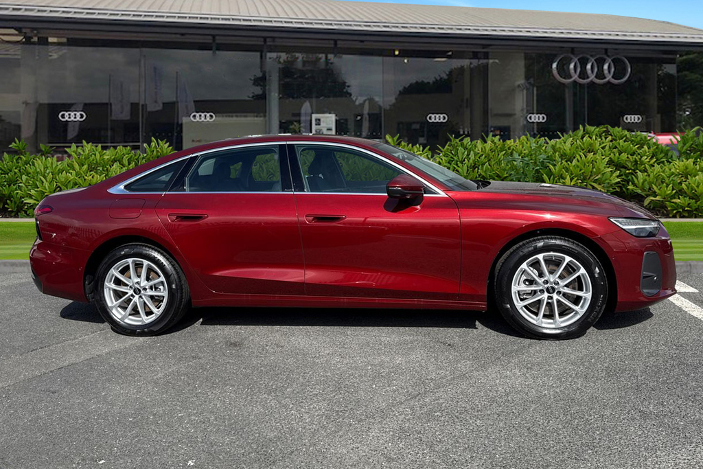 Audi A6 Saloon Sport Tdi Quattro 204 Ps S Tronic Red #3
