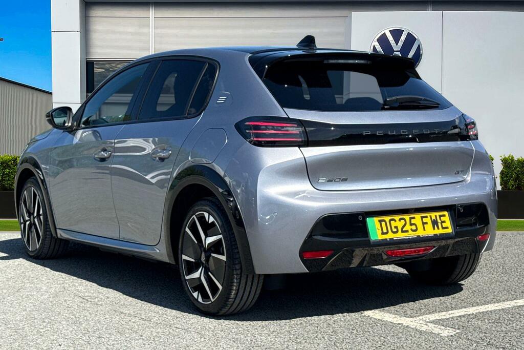 Peugeot e-208 51Kwh Gt 7.4Kw Charger DG25FWE Grey #2