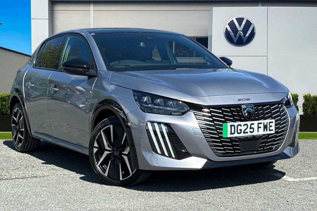 Peugeot e-208 51Kwh Gt 7.4Kw Charger Grey