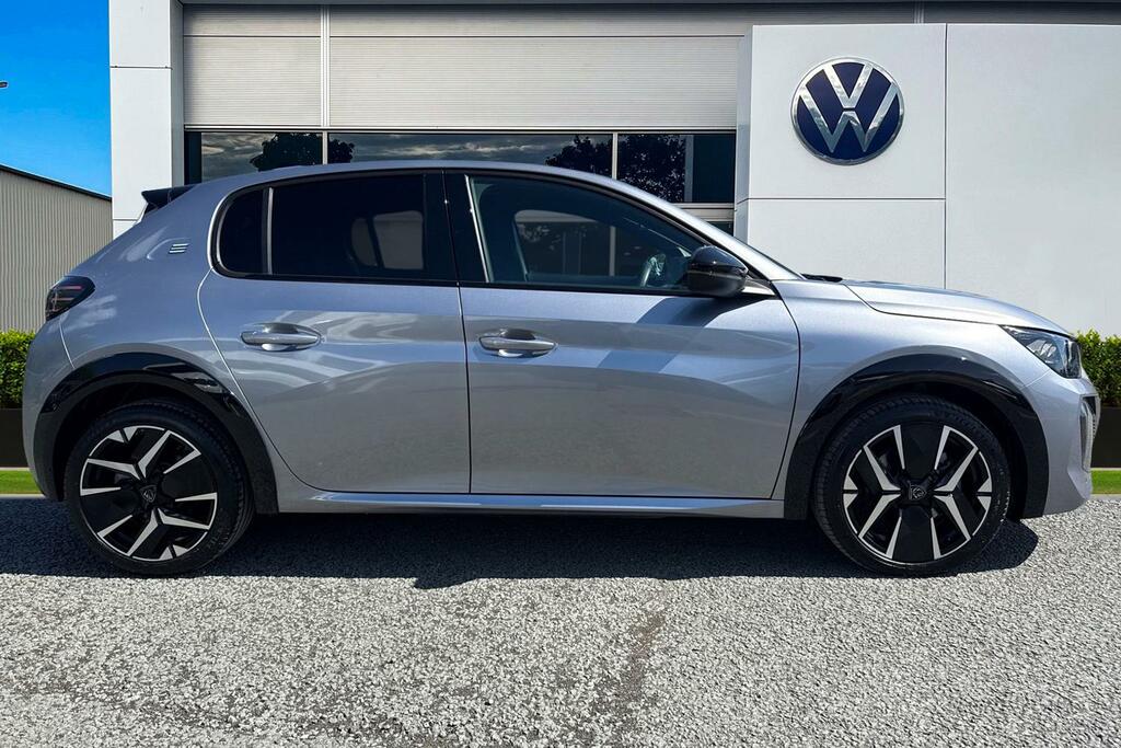 Peugeot e-208 51Kwh Gt 7.4Kw Charger DG25FWE Grey #3