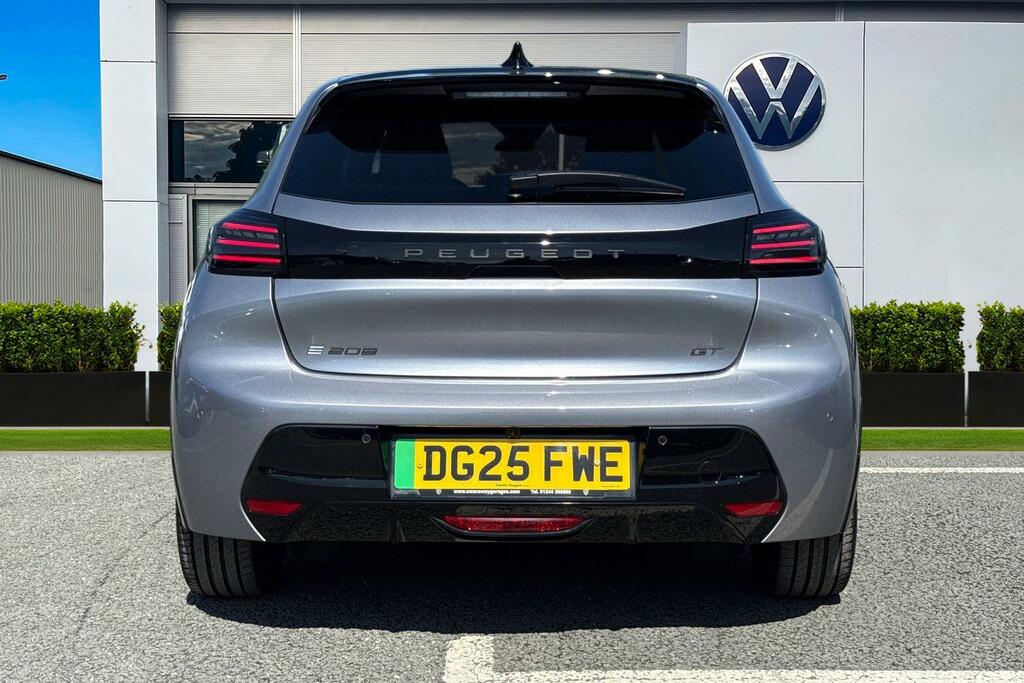 Peugeot e-208 51Kwh Gt 7.4Kw Charger DG25FWE Grey #4