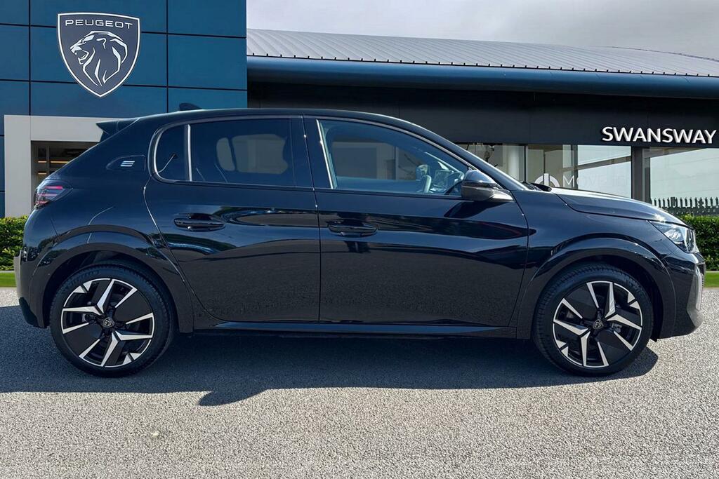Peugeot e-208 51Kwh Gt 7.4Kw Charger DA26OTL Black #3