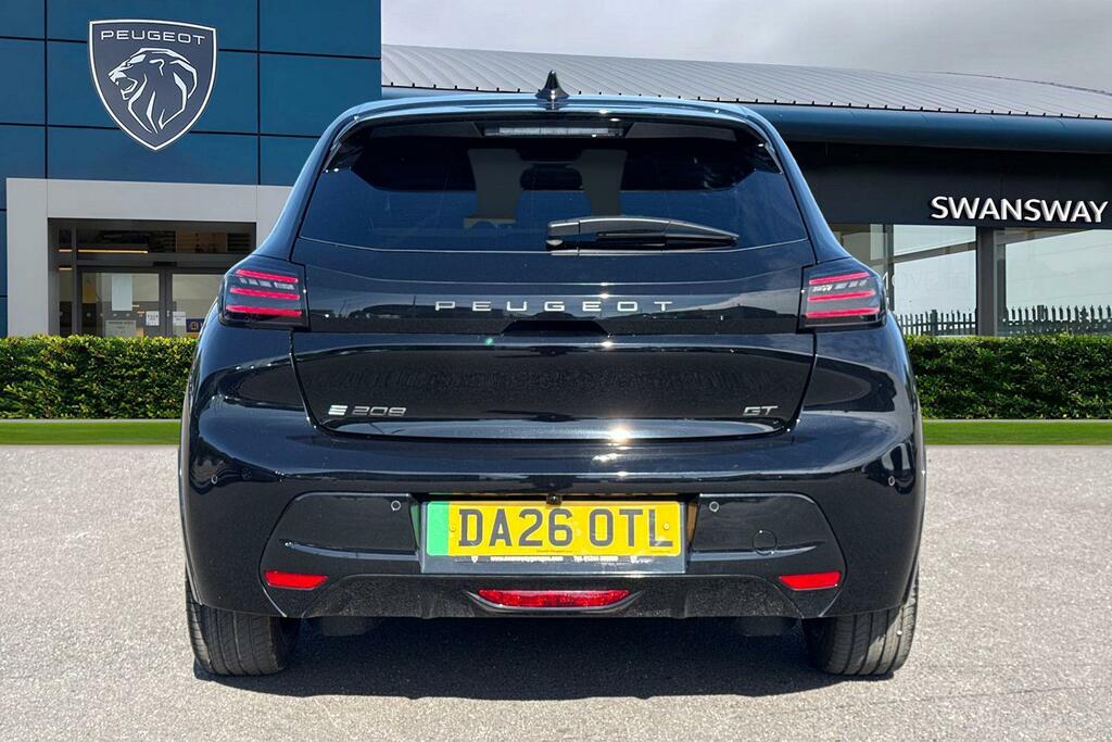 Peugeot e-208 51Kwh Gt 7.4Kw Charger DA26OTL Black #4