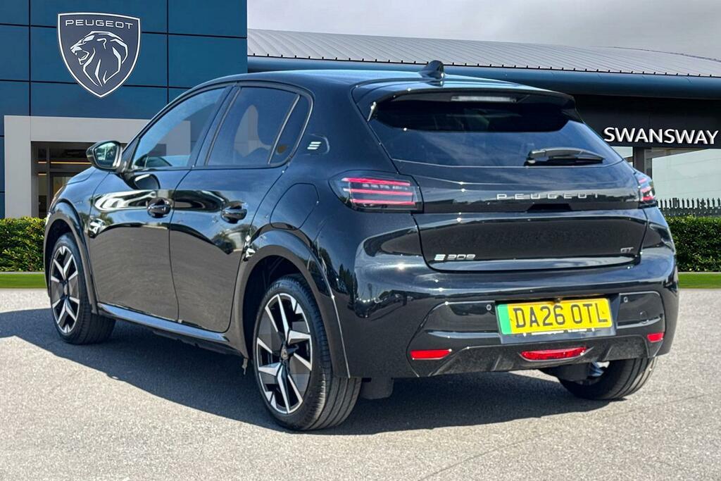Peugeot e-208 51Kwh Gt 7.4Kw Charger DA26OTL Black #2