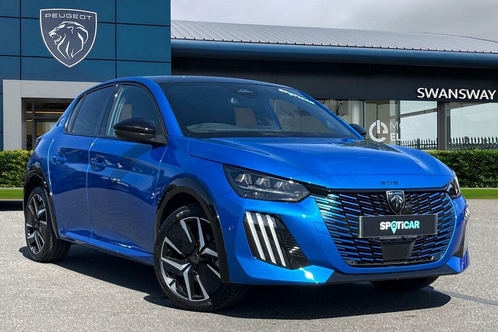 Peugeot e-208 51Kwh Gt Premium 7.4Kw Charger Blue