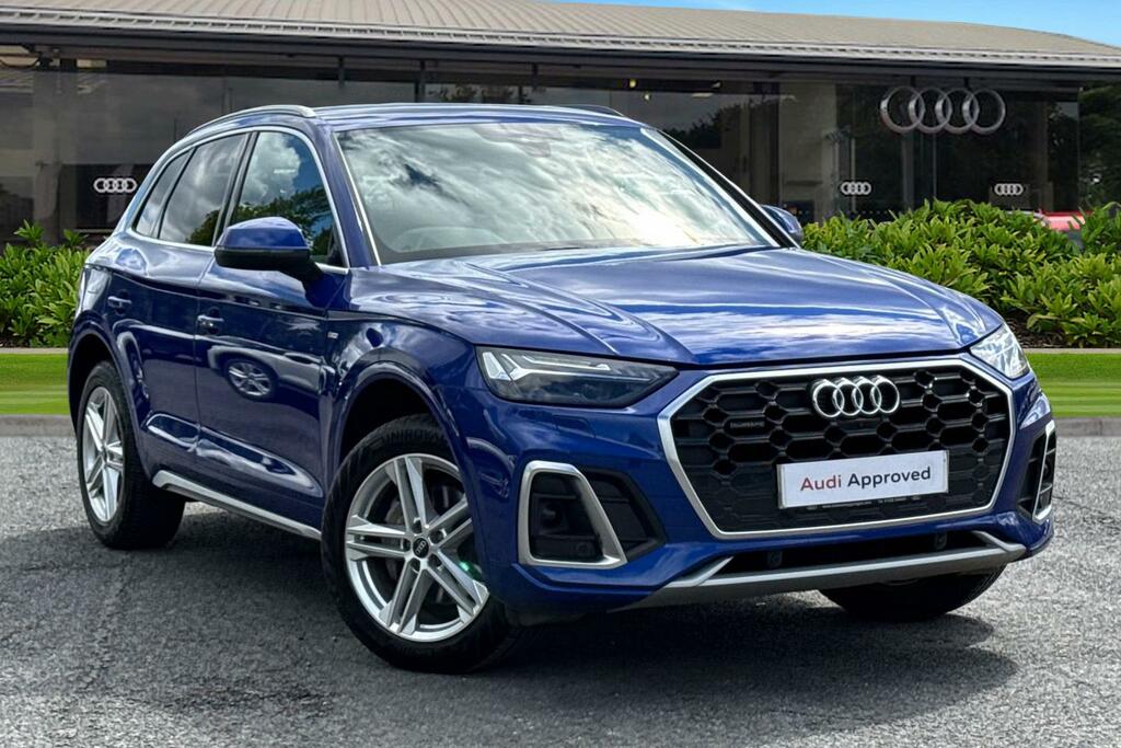 Audi Q5 S Line 40 Tdi Quattro 204 Ps S Tronic Blue