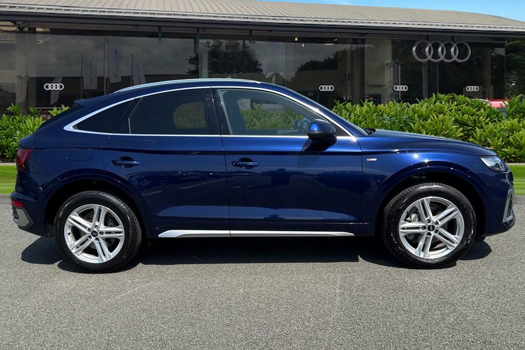 Audi Q5 S Line 40 Tdi Quattro 204 Ps S Tronic SG23ZGX Blue #3