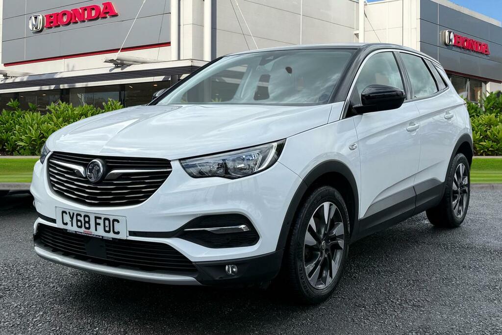 Vauxhall Grandland X 1.2 Turbo Sport Nav CY68FOC White #6