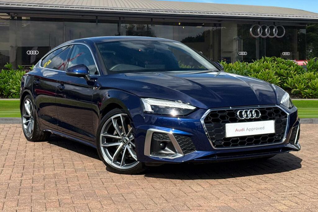 Audi A5 S Line 35 Tdi 163 Ps S Tronic Blue