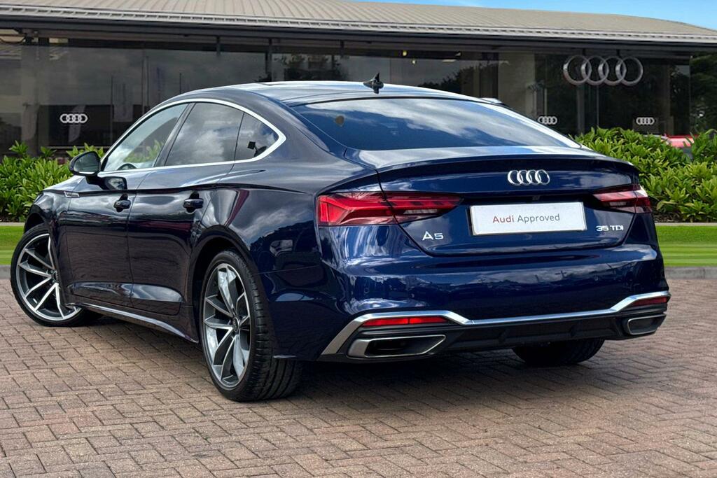 Audi A5 S Line 35 Tdi 163 Ps S Tronic YD73CDN Blue #2